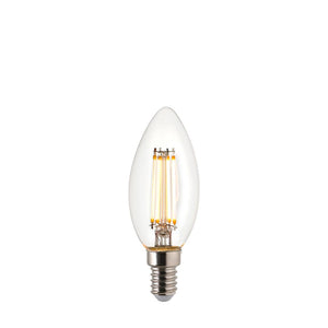 Ultra Efficient Class A E14 LED Filament Candle Non-Dimmable