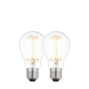 E27 LED Filament GLS - 2 pack