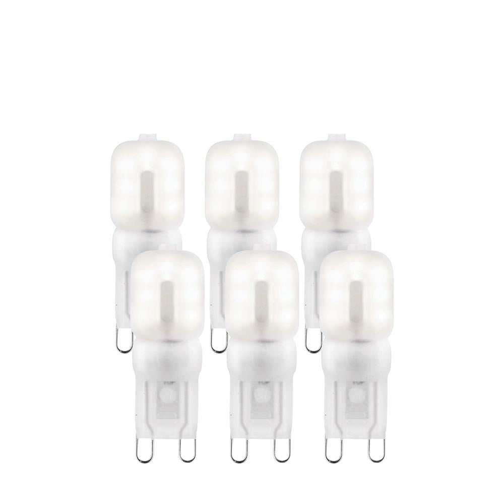 G9 LED Frosted SMD - 6 pack