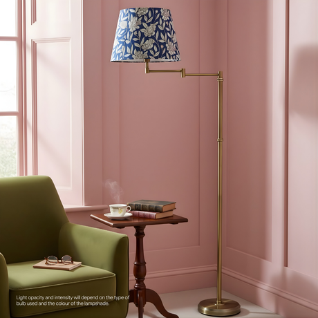 AARTIN 40 CM Ocean Petals Cotton Lampshade - Straight Empire ( Shade Only)