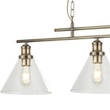 Searchlight Pyramid 3-Light Pendant Ceiling Light