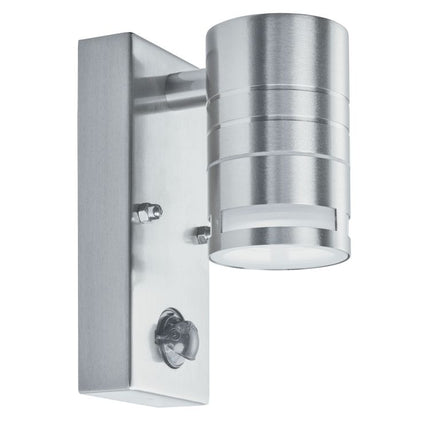 Searchlight IP44 Outdoor & Porch LED - 1 Light Wall Bracket, Stainless Steel, Motion Sensor