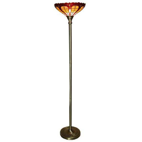 Jewel Tiffany Uplighter Floor Lamp