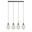 Searchlight Balloon Cage 4Lt Pendant, Pewter