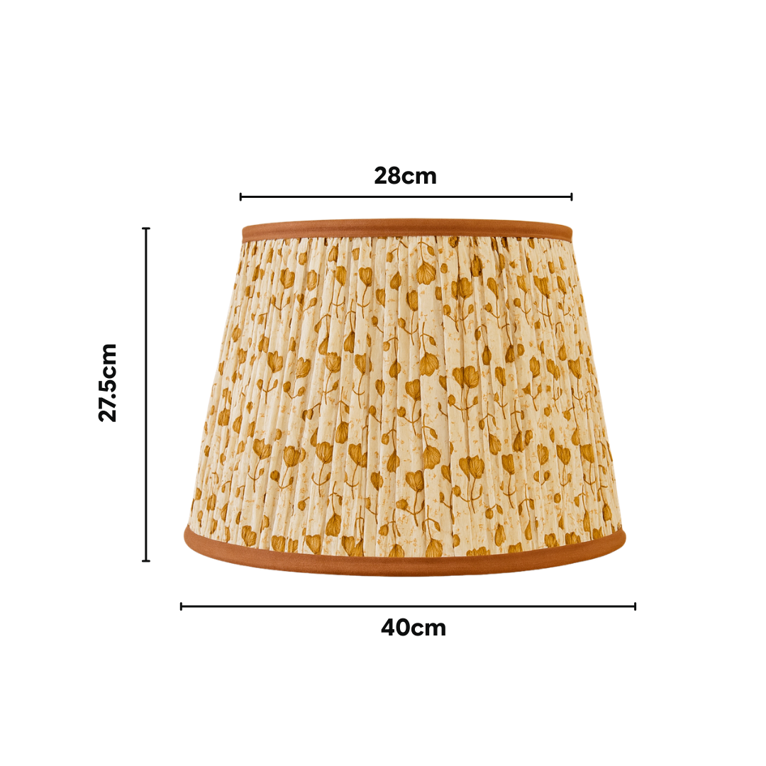 AARTIN 40 CM Sunshine Petals Cotton Lampshade - Straight Empire