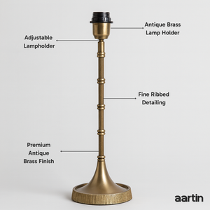 AARTIN PIXIE TABLE LAMP IN ANTIQUE BRASS (BASE ONLY)