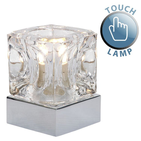 Ice Cube Touch Table Lamp