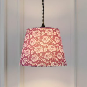 AARTIN 45 CM Peony Petals Cotton Lampshade - Straight Empire ( Shade Only )