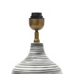 AARTIN Eden Ceramic Table Lamp - Black & White ( Base Only )