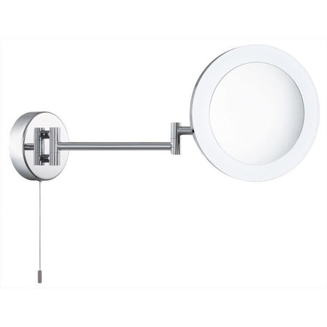 Searchlight Chrome Illuminated Adjustable Bathroom Mirror