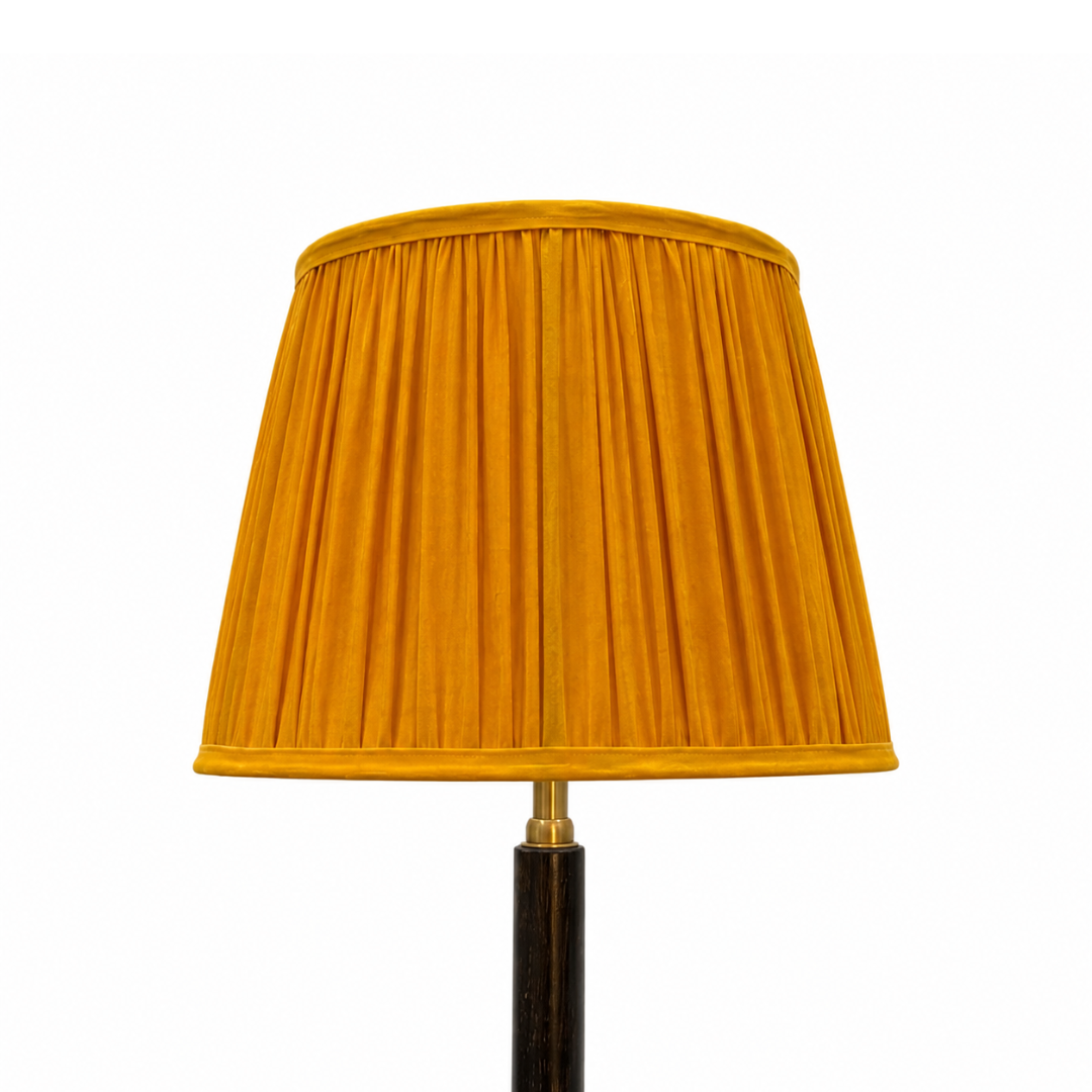AARTIN Yellow Silk Lampshade - Straight Empire ( Shade Only )