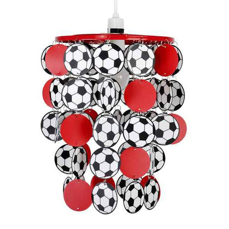 Football Droplet Pendant Shade Red