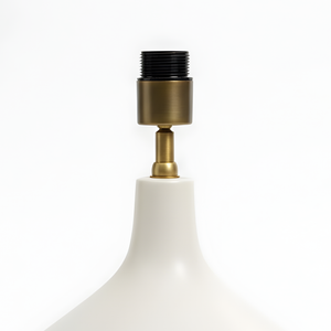 AARTIN Franklin Ceramic Table Lamp - White ( Base Only )