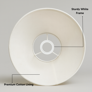 AARTIN EMPIRE ROLLED LAMPSHADE IN LIGHT PINK SILK