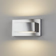 Ledge LED Up/Downlight Wall Light - Chrome & Glass - Comet Lighting