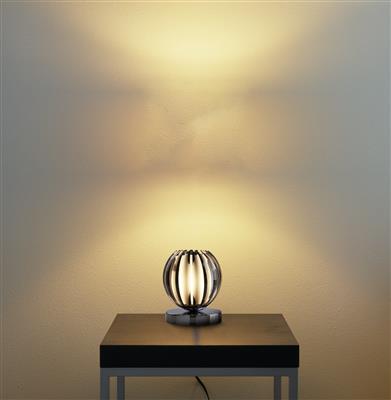 Searchlight Claw Touch Table Lamp - Smoked Acrylic & Chrome