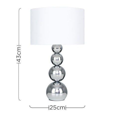 Maxi Marissa Table Lamp White Shade