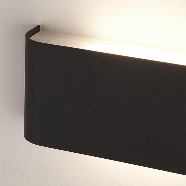 Searchlight Match Box 2Lt LED Wall Light - Black Up/Downlight