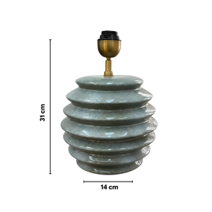 AARTIN Jasper Ceramic Table Lamp - Light Sage Green ( Base Only )