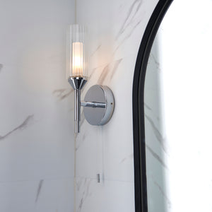Wensum Wall Light Chrome - Comet Lighting