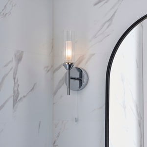 Wensum Wall Light Chrome - Comet Lighting