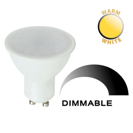 Dimmable 5W SMD LED GU10 Bulb 3000K