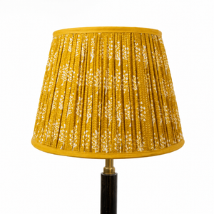 AARTIN 40 CM Sunshine Ferns Cotton Gathered Lampshade - Straight Empire ( Shade Only )