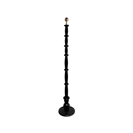 AARTIN Hazel Wood Floor Lamp - Ebony Finish (Base Only)