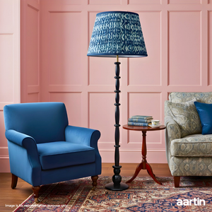 AARTIN HAZEL FLOOR LAMP IN WOOD WITH EBONY FINISH (BASE ONLY)