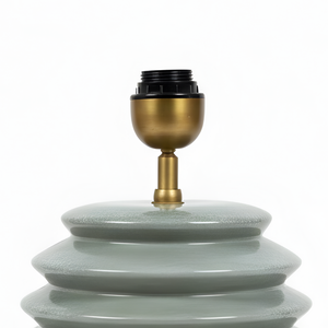 AARTIN Jasper Ceramic Table Lamp - Light Sage Green ( Base Only )