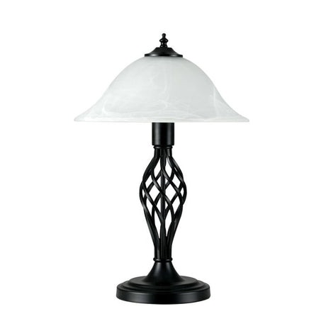 Memphis Twist Black Table Lamp