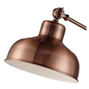 Searchlight Macbeth Copper Adjustable Floor Lamp
