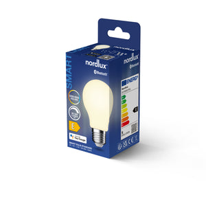 Nordlux E27 LED Smart GLS Frosted 4.7w CCT 560lm Dimmable - Comet Lighting