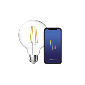 Nordlux E27 LED Smart 95mm Globe 4.7w CCT 650lm Dimmable - Comet Lighting