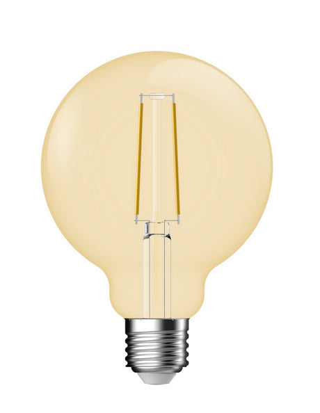 Deco E27 | G95 | Dim | 2500 Kelvin | 400 Lumen | Light Bulb | Gold colour