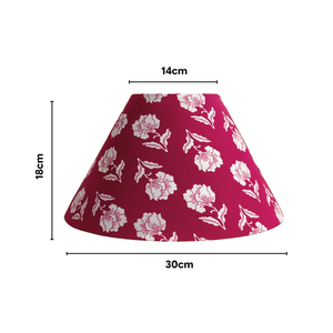 AARTIN Fable Wood Table Lamp With Cherry Blossom Lampshade