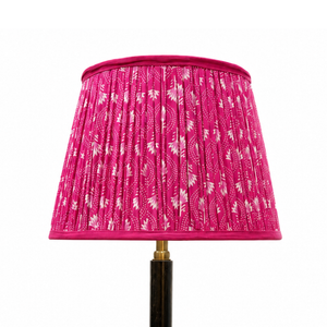 AARTIN 35 CM Fuchsia Ferns Cotton Lampshade - Straight Empire ( Shade Only )