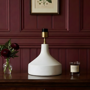 AARTIN Franklin Ceramic Table Lamp - White ( Base Only )