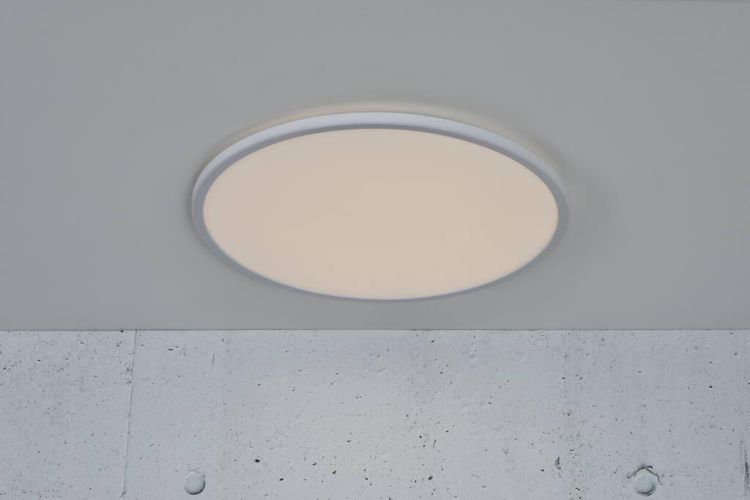 Nordlux Oja 42 IP54 2700K Flush Ceiling Light White w/ Sensor