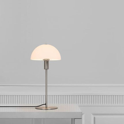 Nordlux Ellen Table Lamp Opal/Brushed Steel