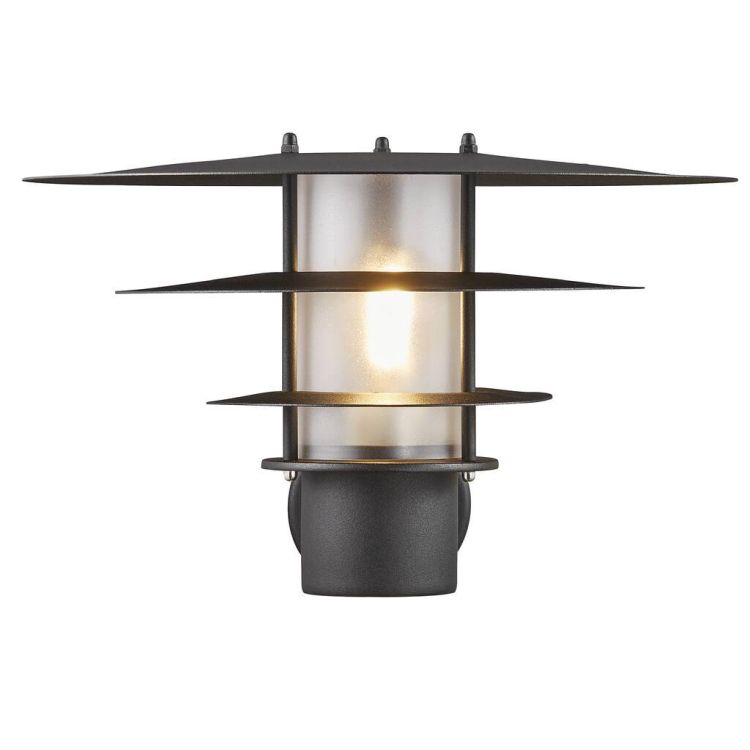 Nordlux Bastia 35 Outdoor Wall Light Black - Comet Lighting