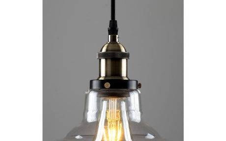 Wallace Steampunk Electric Pendant Glass Shade