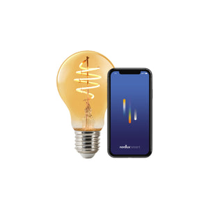Nordlux E27 LED Smart GLS Amber 4.7w 2200k 380lm Dimmable - Comet Lighting