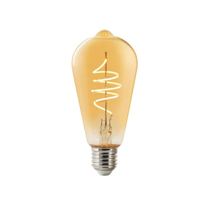 Nordlux E27 LED Smart Pear Shaped Amber 4.7w 2200k 380lm Dimmable