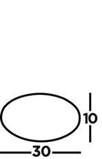 Horizon Flush - Sanded Glass & Clear Crystal - Comet Lighting