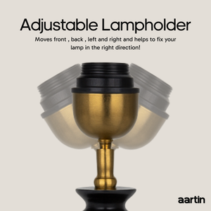 AARTIN RIPPLE FLOOR LAMP IN WOOD WITH EBONY FINISH (BASE ONLY)