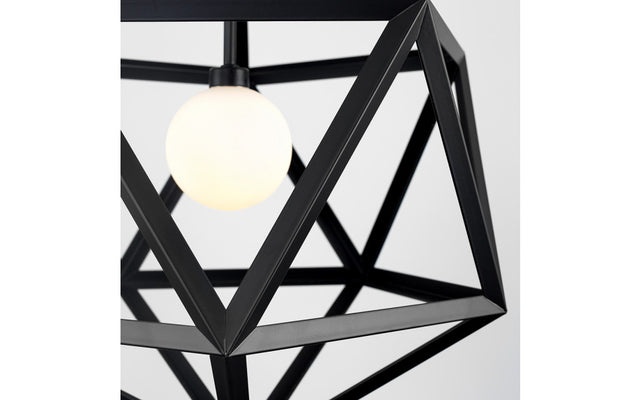 Cubik Cubism Black Pendant