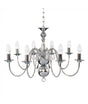 Gothica Flemish Style 8 Way Celling Light Chrome
