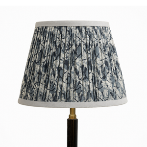 AARTIN 30 CM Stormy Blooms Cotton Lampshade - Straight Empire ( Shade Only )