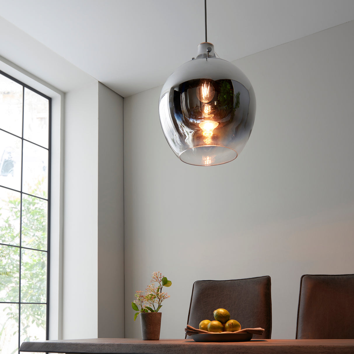 Penobscot Pendant Ceiling Light Chrome - Comet Lighting